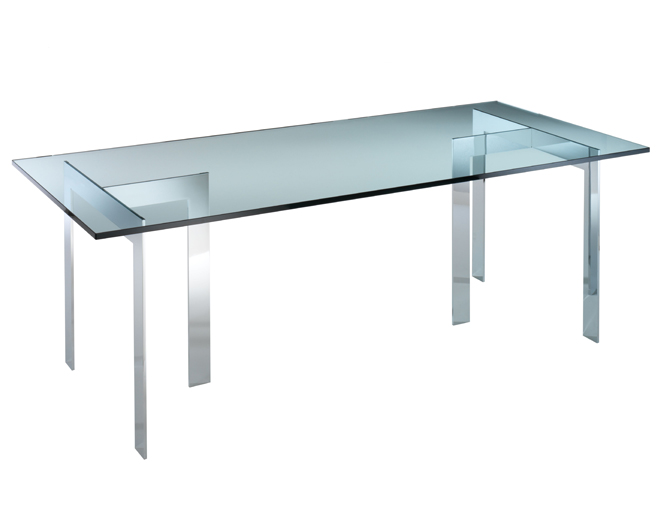 Frame Dining Table Chrome Lourens Fisher